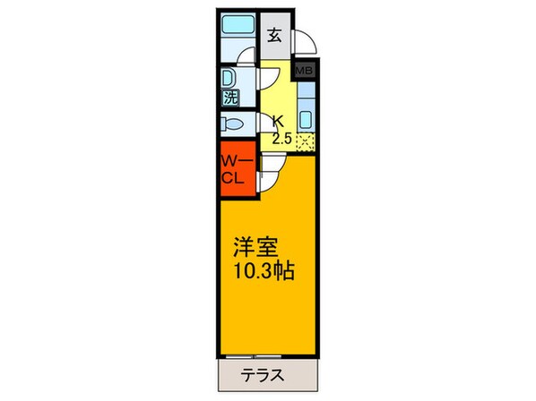 リバ－サイド金岡七番館の物件間取画像